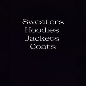 Sweaters,Hoodies Jacket And Coats